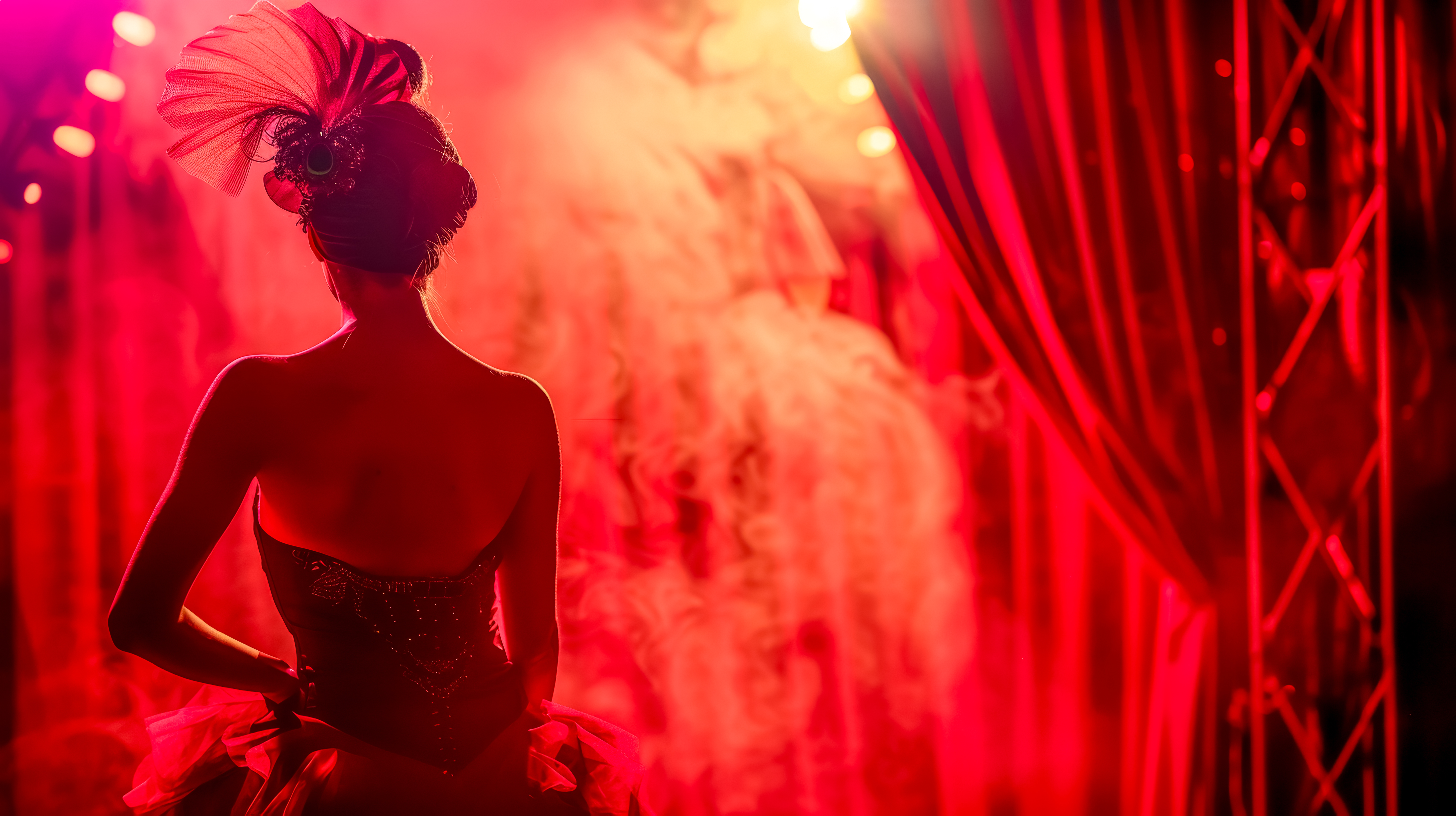 Cabaret performance on stage